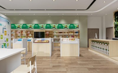 现代药店3D模型下载